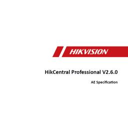 Hikcentral_specifications